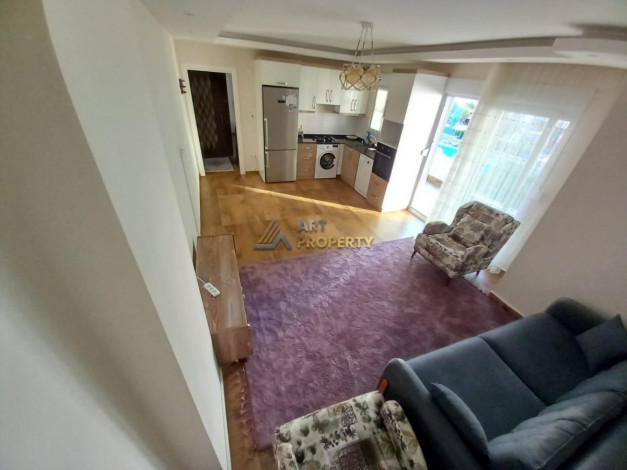 Меблированная двухкомнатная квартира в центре Махмутлара  Алания, 60 м2 - Ракурс 9