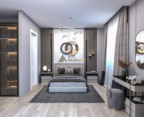 Роскошная трехэтажная вилла 4+2 под гражданство в престижном районе Бекташ - Ракурс 5