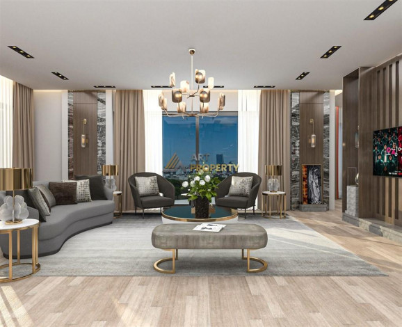 Роскошная трехэтажная вилла 4+2 под гражданство в престижном районе Бекташ - Ракурс 7