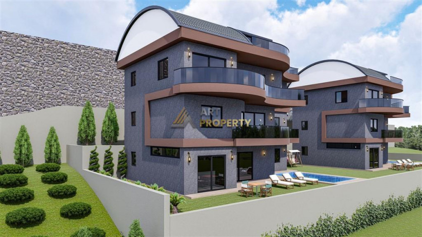 Роскошная трехэтажная вилла 4+2 под гражданство в престижном районе Бекташ - Ракурс 11