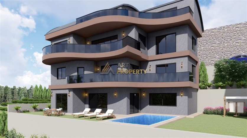 Роскошная трехэтажная вилла 4+2 под гражданство в престижном районе Бекташ - Ракурс 12