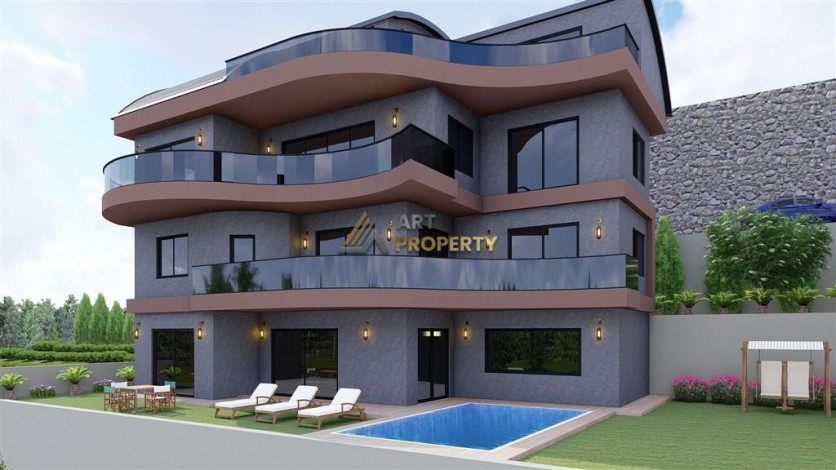 Роскошная трехэтажная вилла 4+2 под гражданство в престижном районе Бекташ - Ракурс 13