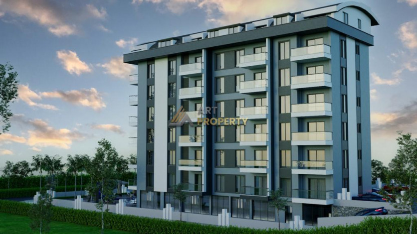 Новые квартиры в Газипаша Алания: 4+1, 3+1, 2+1, 1+1 - Ракурс 13