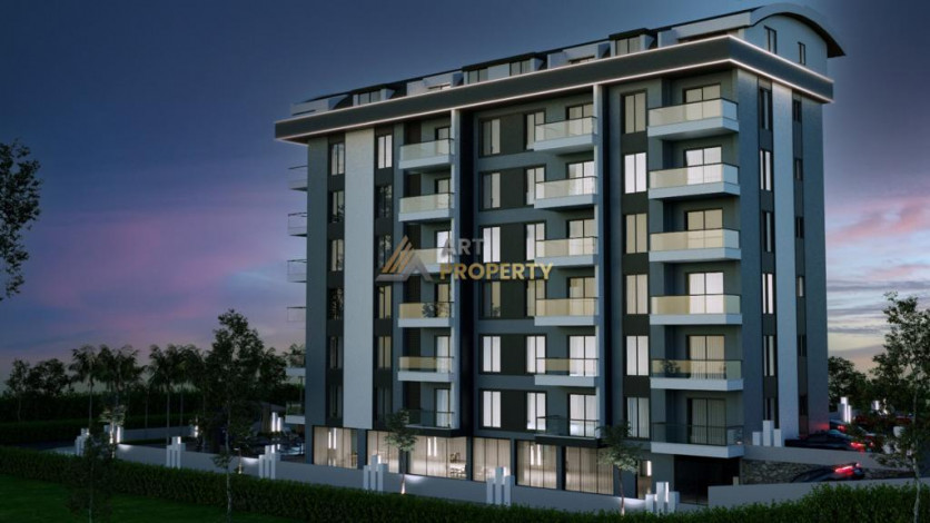 Новые квартиры в Газипаша Алания: 4+1, 3+1, 2+1, 1+1 - Ракурс 17