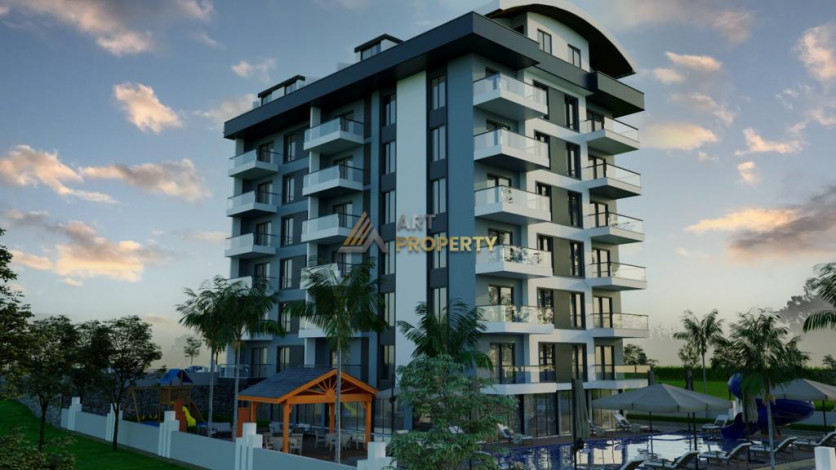 Новые квартиры в Газипаша Алания: 4+1, 3+1, 2+1, 1+1 - Ракурс 18