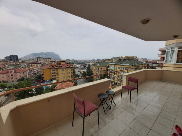 Меблированные апартаменты планировки 2+1, 120м2 с видом на море в центральной части города Аланья - Ракурс 2