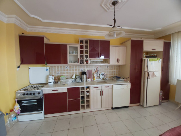 Меблированные апартаменты планировки 2+1, 120м2 с видом на море в центральной части города Аланья - Ракурс 10