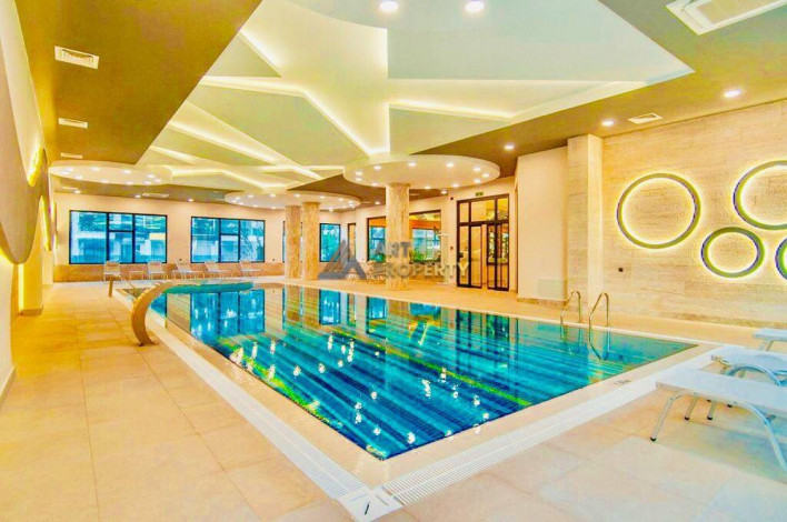 Двухуровневая квартира  в элитном комплексе в Каргыджаке, Алания, 130 м2 - Ракурс 4