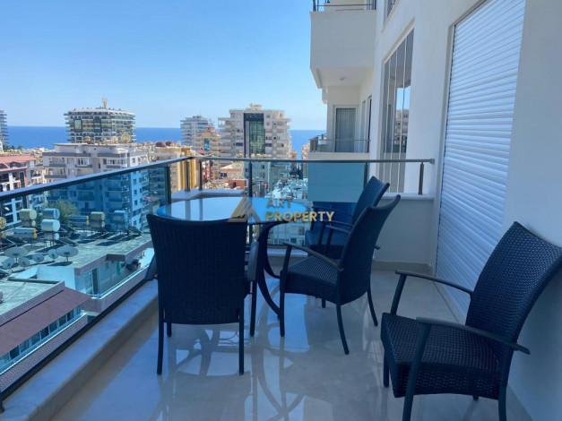 Апартаменты планировки 2+1 в ЖК премиум класса с видом на море и горы, Махмутлар - Ракурс 5