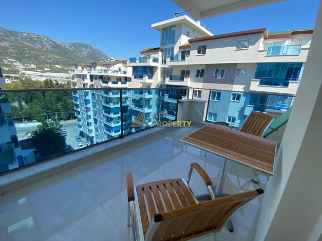 Апартаменты планировки 2+1 в ЖК премиум класса с видом на море и горы, Махмутлар - Ракурс 6