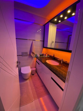 Апартаменты планировки 2+1 в ЖК премиум класса с видом на море и горы, Махмутлар - Ракурс 8