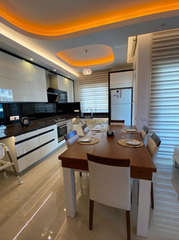 Апартаменты планировки 2+1 в ЖК премиум класса с видом на море и горы, Махмутлар - Ракурс 11