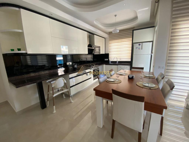 Апартаменты планировки 2+1 в ЖК премиум класса с видом на море и горы, Махмутлар - Ракурс 12