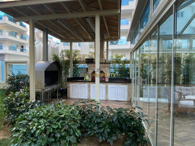 Апартаменты планировки 2+1 в ЖК премиум класса с видом на море и горы, Махмутлар - Ракурс 18