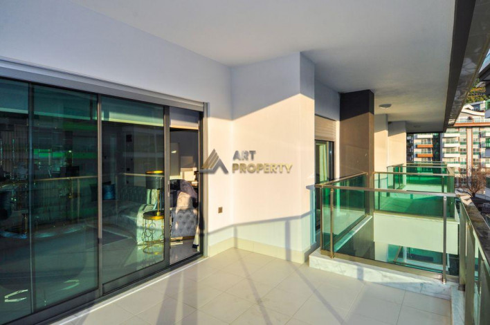 Двухуровневая квартира  в элитном комплексе в Каргыджаке, Алания, 130 м2 - Ракурс 13