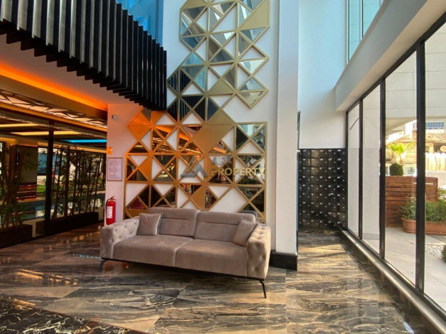 Апартаменты планировки 2+1 в ЖК премиум класса с видом на море и горы, Махмутлар - Ракурс 20