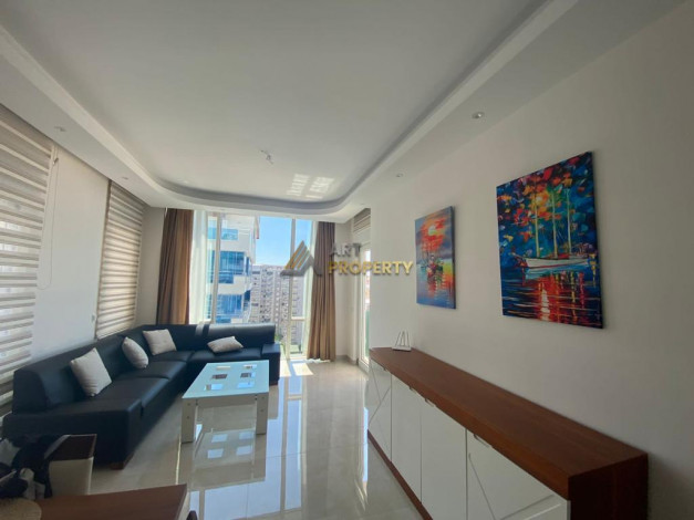 Апартаменты планировки 2+1 в ЖК премиум класса с видом на море и горы, Махмутлар - Ракурс 21