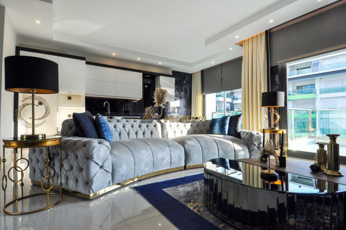 Двухуровневая квартира  в элитном комплексе в Каргыджаке, Алания, 130 м2 - Ракурс 15