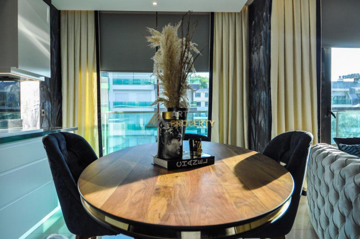 Двухуровневая квартира  в элитном комплексе в Каргыджаке, Алания, 130 м2 - Ракурс 17