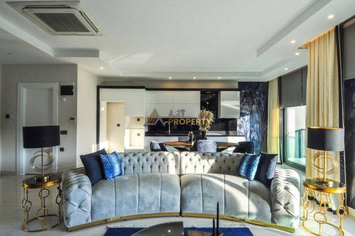 Двухуровневая квартира  в элитном комплексе в Каргыджаке, Алания, 130 м2 - Ракурс 19