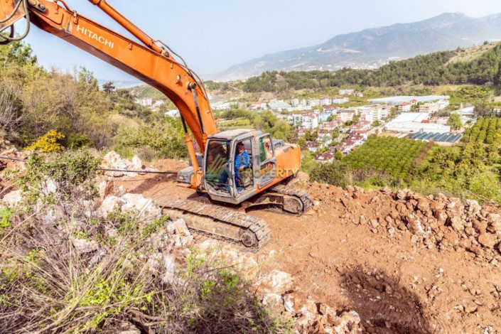 Участок земли 1286м2 в районе Кестель - Ракурс 2