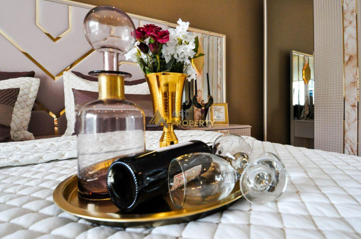 Двухуровневая квартира  в элитном комплексе в Каргыджаке, Алания, 130 м2 - Ракурс 29