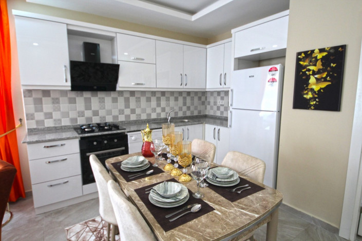 Трехкомнатная квартира с мебелью и техникой в Махмутларе в 550 метрах от моря, 115 м2 - Ракурс 9