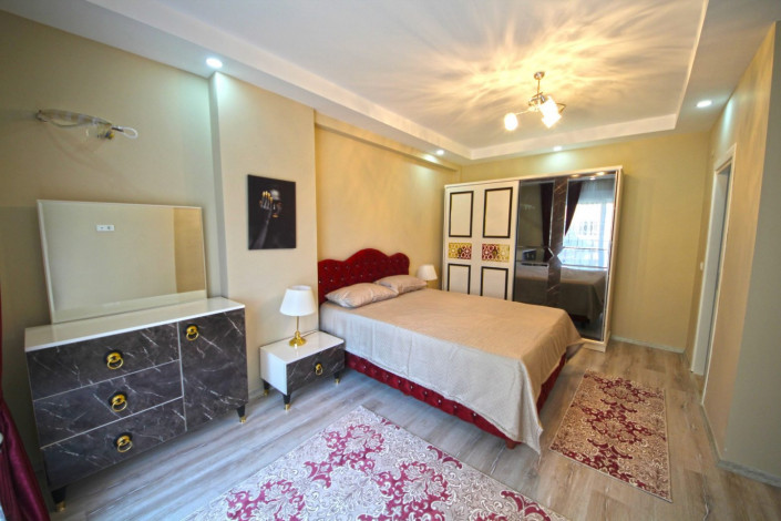 Трехкомнатная квартира с мебелью и техникой в Махмутларе в 550 метрах от моря, 115 м2 - Ракурс 11