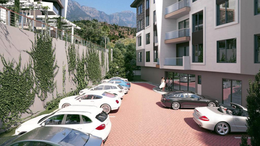 Новые апартаменты 1+1, 50м2 в ЖК на финальной стадии строительства, район Оба - Ракурс 6