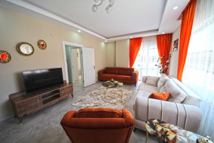 Трехкомнатная квартира с мебелью и техникой в Махмутларе в 550 метрах от моря, 115 м2 - Ракурс 12