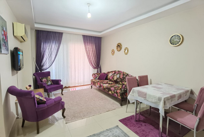 Уютная меблированная квартира планировки 1+1, Махмутлар, Алания, 60 м2. - Ракурс 4