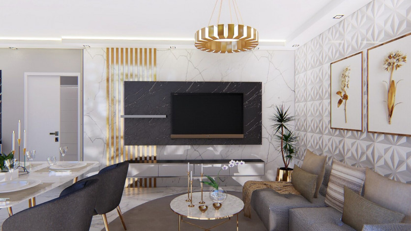 Новая квартира планировки 1+1, 60м2 в районе Авсаллар - Ракурс 19