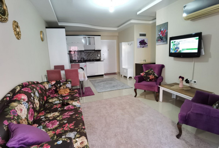 Уютная меблированная квартира планировки 1+1, Махмутлар, Алания, 60 м2. - Ракурс 8