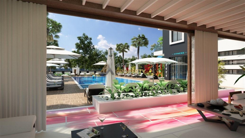 Новая квартира планировки 1+1, 55м2 в районе Авсаллар - Ракурс 34