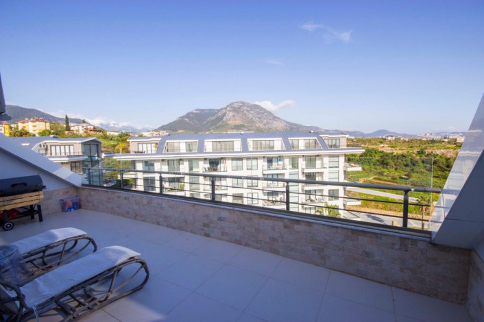 Меблированные двухуровневые апартаменты 3+1 с современным дизайном в Кестель, 155м2 - Ракурс 15