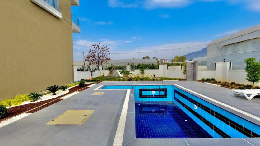 Квартира планировки 1+1, 65м2 в новом жилом комплексе, район Каргыджак - Ракурс 4