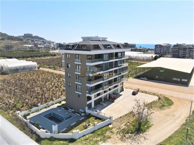 Квартира планировки 1+1, 65м2 в новом жилом комплексе, район Каргыджак - Ракурс 8