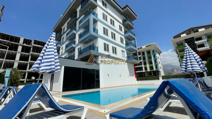 Меблированные апартаменты планировки 1+1, 55м2 с видом на море, район Каргыджак - Ракурс 2