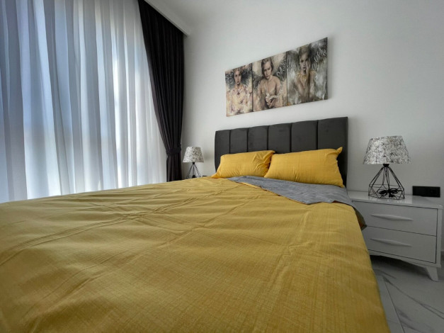 Меблированные апартаменты планировки 1+1, 55м2 с видом на море, район Каргыджак - Ракурс 3