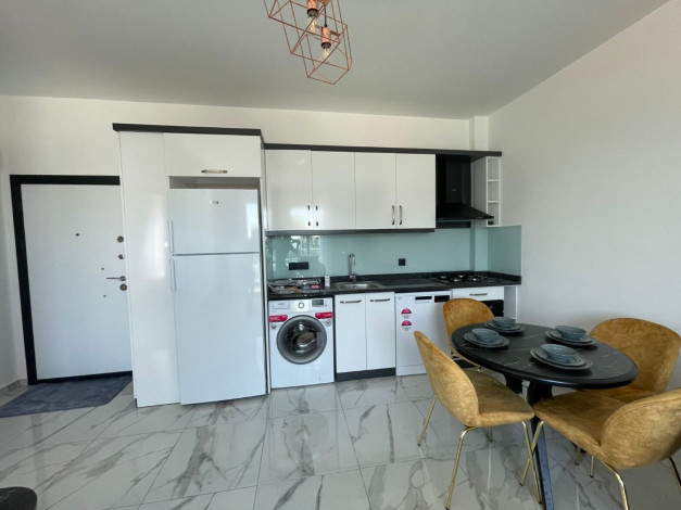 Меблированные апартаменты планировки 1+1, 55м2 с видом на море, район Каргыджак - Ракурс 7