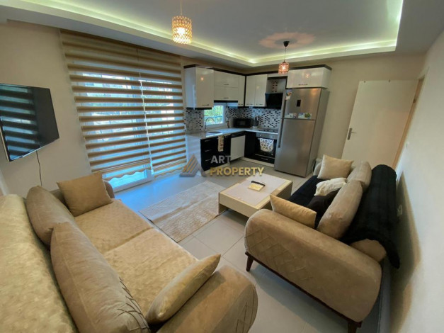 Меблированная квартира планировки 1+1 в районе Махмутлар - Ракурс 21