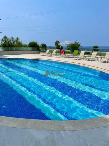 Роскошная квартира планировки 2+1, 120м2 с видом на море, Каргыджак - Ракурс 6