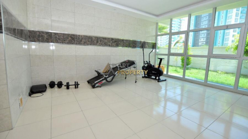 Просторная квартира планировки 1+1  с кухней американского типа, в Махмутларе, Алания, 60 м2. - Ракурс 16