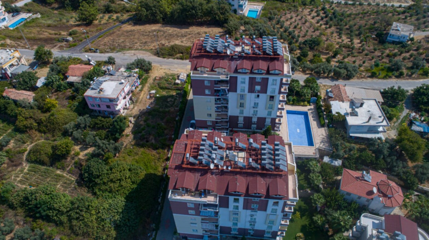 Пентхаус планировки 4+2, 200м2 с видом на море в районе Авсаллар - Ракурс 10