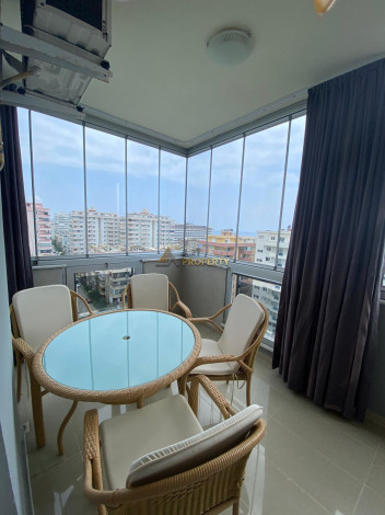 Апартаменты планировки 2+1, 115м2 с видом на море, район Махмутлар - Ракурс 12