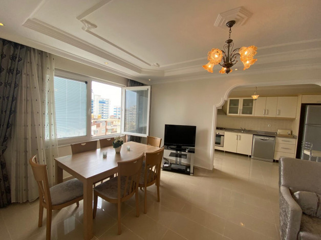 Апартаменты планировки 2+1, 115м2 с видом на море, район Махмутлар - Ракурс 13