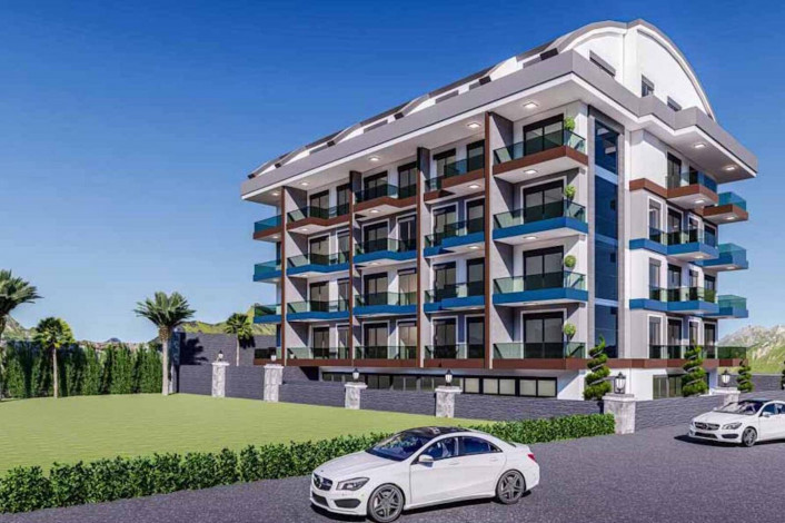 Квартира планировки 1+1, 54м2 в ЖК на финальной стадии строительства, Махмутлар - Ракурс 17