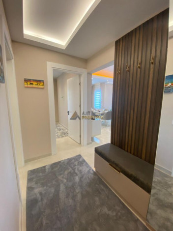 Меблированная квартира планировки 2+1, 130м2 с видом на море в элитном ЖК, район Махмутлар - Ракурс 9