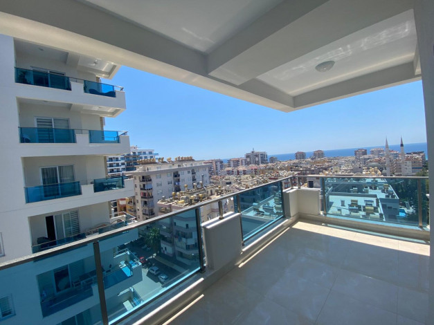 Меблированная квартира планировки 2+1, 130м2 с видом на море в элитном ЖК, район Махмутлар - Ракурс 16