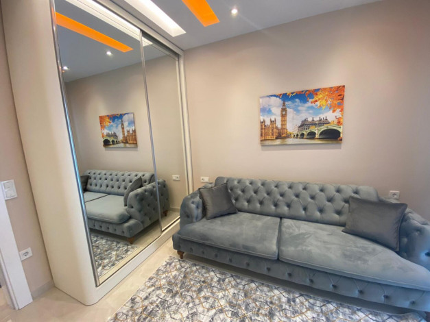 Меблированная квартира планировки 2+1, 130м2 с видом на море в элитном ЖК, район Махмутлар - Ракурс 18